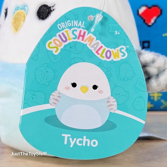 Squishmallow Tyco the Parakeet 5" UltraSoft Stuffed Animal Toy Plush NWT - Picture 5 of 6
